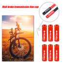 10pcs RISK Bicycle Cable End Cap Road Bike Shift Brake Wire Tip (Red 5mm)