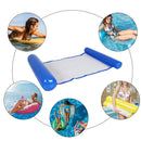 Water Hammock Inflatable Floating Swimming Pool Lounge Chair (Dark Blue) Newly