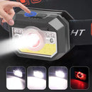 Super Bright LED Headlamp Sensor  Flashlight for Running Hiking Camping