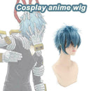 Boku no My Hero Academia Amajiki Tamaki Green Anime Wigs X3R5 A7Q5 Costu Y8T6