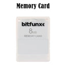 V1.966 Free McBoot 8MB Memory Cards for Sony PS2 Game Data Console (White) Newly