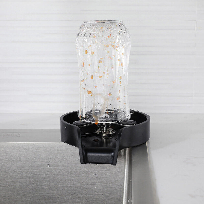 Automatic Bar Glass Rinser Cup Washer Kitchen Beer Milk Tea Cup Cleaning