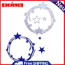 3pcs Metal Circle Punching Molds Stars Carbon Steel Stencil for Cutting Walls