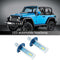 1 Pair H1 3030 6SMD Car LED Headlight 20W 1100LM Fog Lamp Bulbs White Light