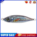 72mm 40g Metal Simulation Fishing Lures Jig Hooks Artificial Hard Bait (B)