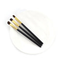 3pcs Professional Portable Eye Shadow Brush Makeup Brush Set Beauty Tools