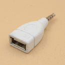 Converters Adapters USB 2.0 Female to 3.5mm Male AUX A6Z5 BEST Jack Car R1G1