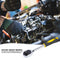 1/4 Torque 24 Teeth Ratchet Socket Wrench Set for Vehicle Bike Repair Tool Newly