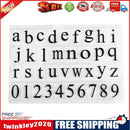 Letter Clear Transparent Silicone Seal DIY Stamp Sheet Photo Album Decor(B)