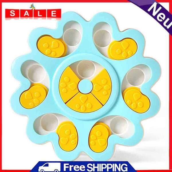 Dog Jigsaw Puzzle Toys, Slow Feeder Dispenser Play Game for Pet to Aid Pets Digestion