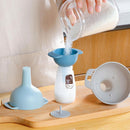 4 in1 Funnels Set Oil Funnel Strainer Kitchen Tools Oil Water Spices Filter{