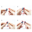 Anti-Lost Earbuds Strap for Sony LinkBuds WF-L900 Silicone Rope (Blue) Newly