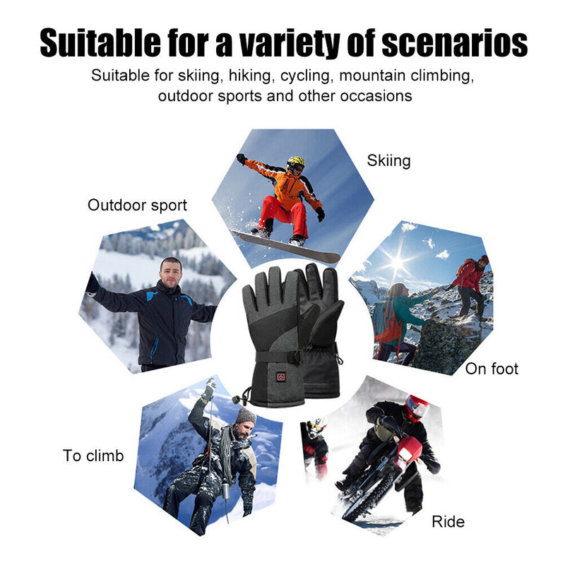 Electric Heating Glove Warm Winter Gloves for Cycling Motorcycle for Ski Outdoor