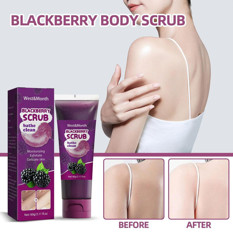 Blackberries Body Scrub Skin Care Oil Control Exfoliating Nourishes Whitening`
