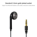 Single Side Wired in Ear Earbud 3.5mm Audio Plug Walkie Talkie Mono Headphone