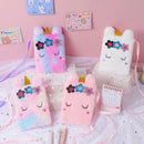 Fashion Children Cartoon Print Plush Coin Purse Fluffy Phone Messenger Bags
