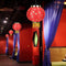 Waterproof Blessing 10 Inch Chinese Tassel Lanterns Festival Decor (6pcs)