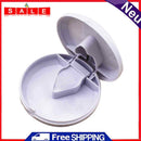 Matefielduk Tablet Box/Pill Box, with Tray, Round White
