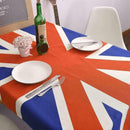 60*60 Union Jack Table Cover Cloth Queen's Platinum Party Jubilee Street R8O6