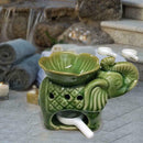 1X Ceramic Aroma Burner Essential Oil Burner Aromatherapy Candle M2W2