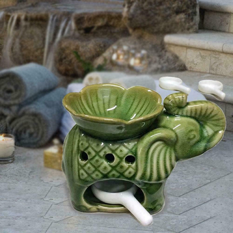 1X Ceramic Aroma Burner Essential Oil Burner Aromatherapy Candle M2W2