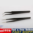 2 Black Acrylic Gel Nail Art Rhinestones Paillette Nipper Picking Tool Newly