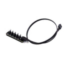 PC CPU Power 1 Female To 5 Male 4 Pin Socket Cooler Best Fan T4W2