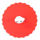 Clear Cherry Silicone Cup Cover Leakproof Heat-resistant Lid (Lucky Cat)