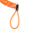 Motorcycle Motorbike Disc Lock Accessories Spring Reminder Cable Minder  Newly