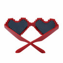 Favor Heart Sunglasses Heart Glasses Thug Life Sunglasses Mosaic Sunglasses