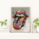 5D Diamond Painting Graffiti Kit Full Round Drill DIY Mosaic Picture Home Decor