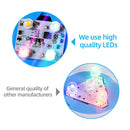 LED Rotating Night Lights Starry Sky Projection Lamp for Bedroom (Black)