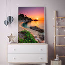 Seascape 5D DIY Full Square Diamond Painting Digital Handmade Coloring for De