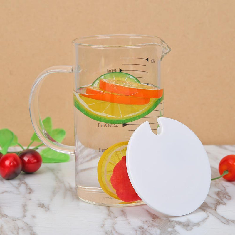 Plastic Heat-Resistant Glass Cup Infuser Lid Coffee Tea Mug Filter Cup Cover