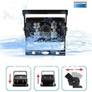 4-Pin Car Rear View Camera 18LED Backup Reverse Camera for Bus Truck RV Caravan