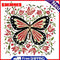 Partial Embroidery Cross Stitch Set Needlework Kit 14CT Butterfly Artwork