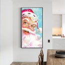 5D DIY Diamond Painting Santa Full Round Drill Mosaic Picture Kit Wall Art Decor
