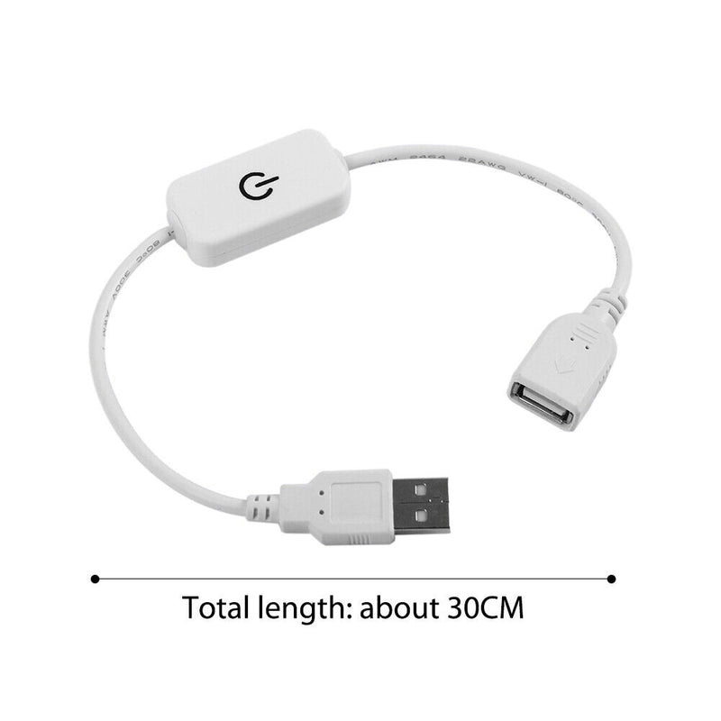 5V LED Lamp Touch Dimmer Brightness Control Light Switch Controller (White)