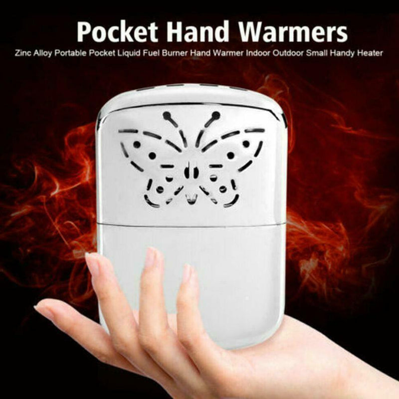 Convinient Ski Winter Camping Metal Hand Warmer Petrol Pocket Sale T0I1