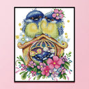 Partial Cross Stitch DIY 14CT Printed Warm Home Hand-made Wall Artwork Kits