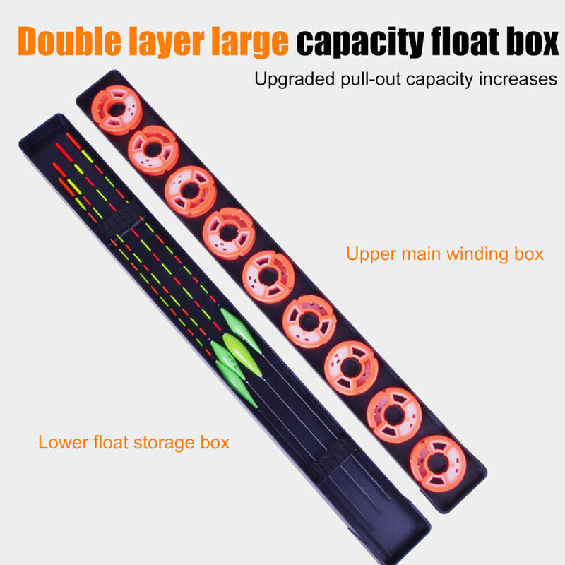 #A 2 in 1 Plastic Float Winding Board Fishing Line Shaft Portable Bobbin Spools