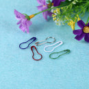 100pcs/pack Pins Gourd Shape Metal Clips Knitting Stitch Marker Tag Pins