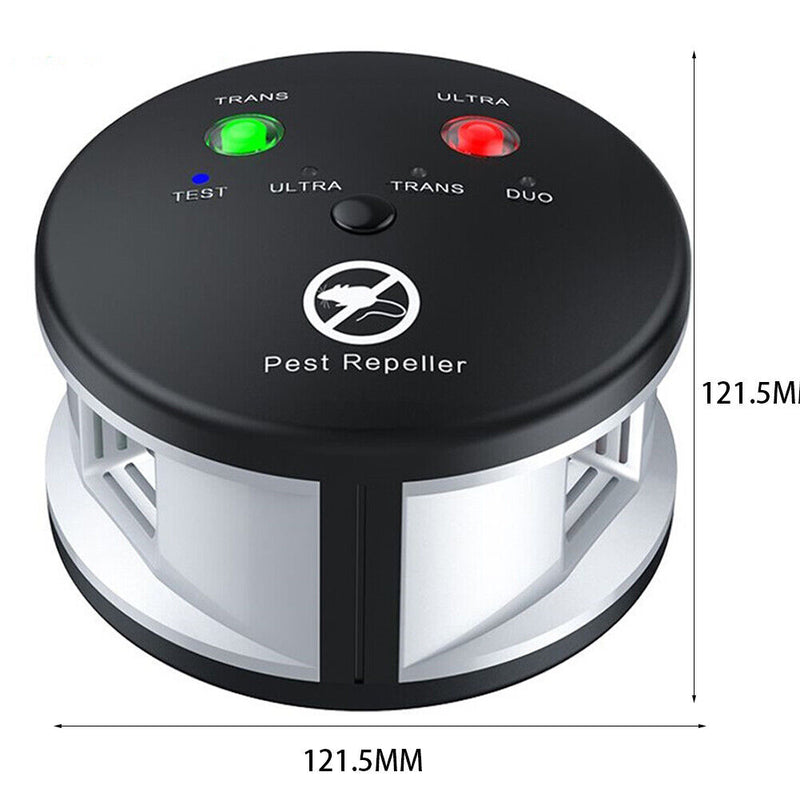 Ultrasonic Mouse Repeller 360 Degree Indoor Rodents Rat Mice Deterrent (EU)