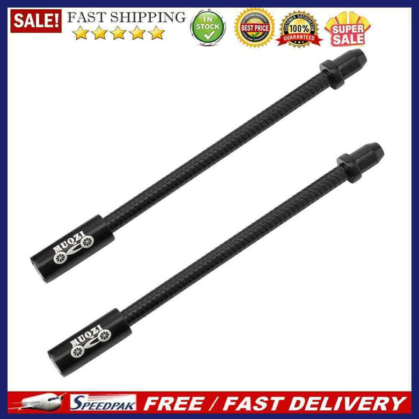 MUQZI 2pcs Bicycle V Brake Bent Pipe Steel Spring Folding Bike Oil Bendable T
