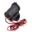 12V-24V Waterproof Motorcycle Charger Moto Handlebar Handlebar USB Charge Female ma