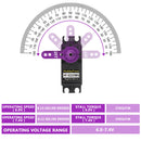 Waterproof 25kg High Torque Metal Gear Digital Servo Kit for RC Crawler Car B