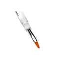 Crystal Handle Portable Transparent Lipstick  Applicator Flexible Lip Brushes