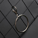 Rock Big Ring Metal Pants Key Ring Hip Hop Jewelry Key Chains Clip Bag Chain