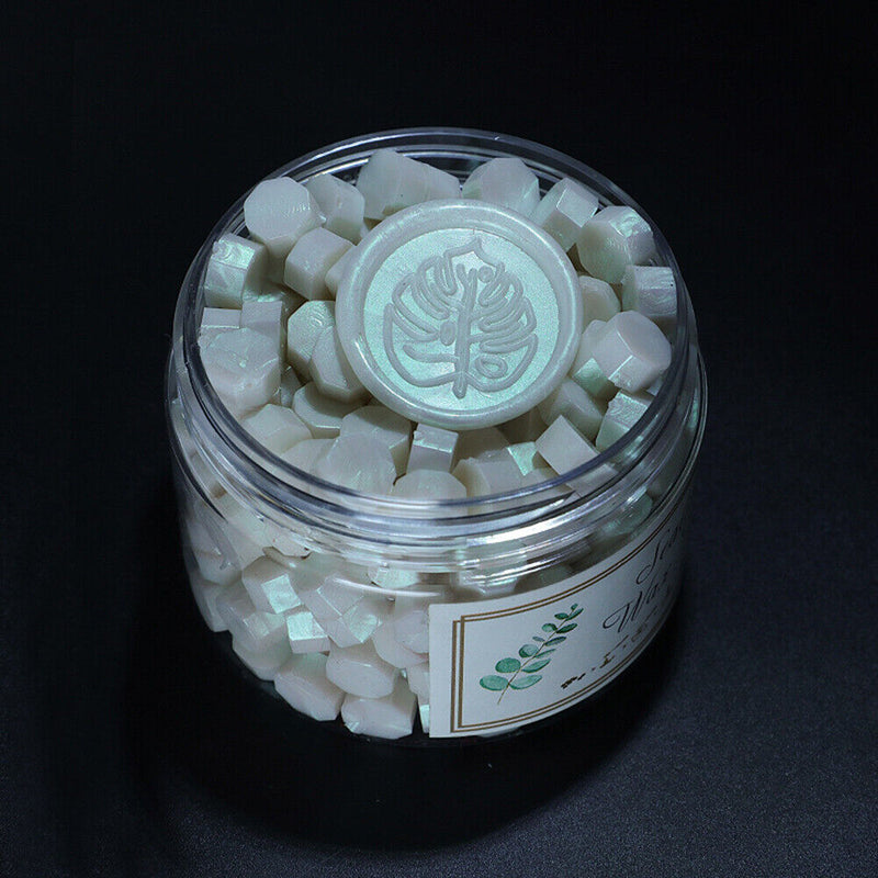 200pcs Sealing Wax Beads Fire Paint Seal Wax Particles for Envelope DIY Craft