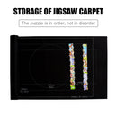 26x46 inch Puzzles Mat Roll Jigsaw Felt Playmat for Up to 1500pcs (Black)